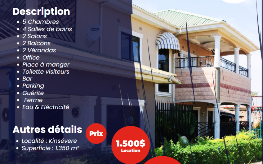 Maison en vente et/ou en location